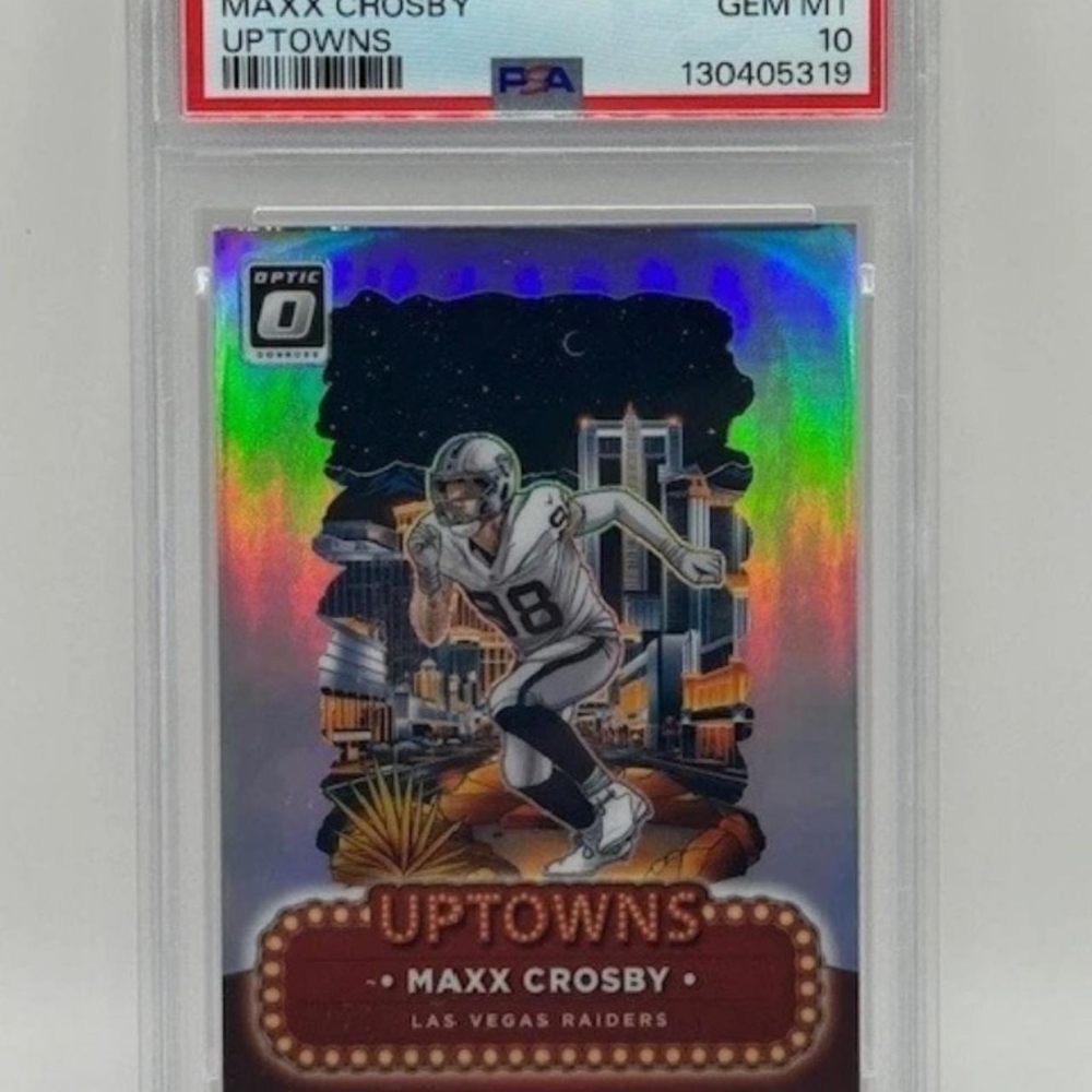 Maxx Crosby Holographic Card
